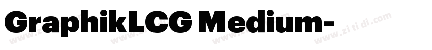GraphikLCG Medium字体转换